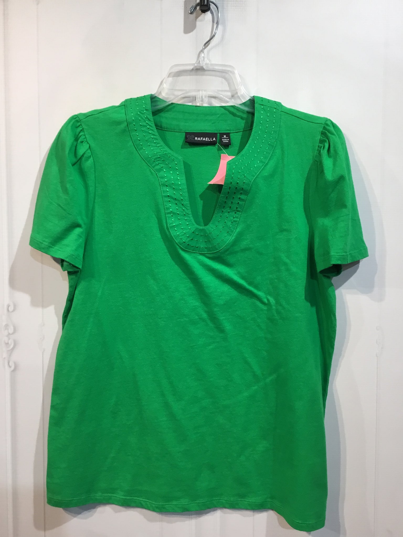 Rafaella Size Medium Green Tops