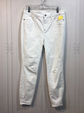 Talbots Size MP/8-10P White Jeans