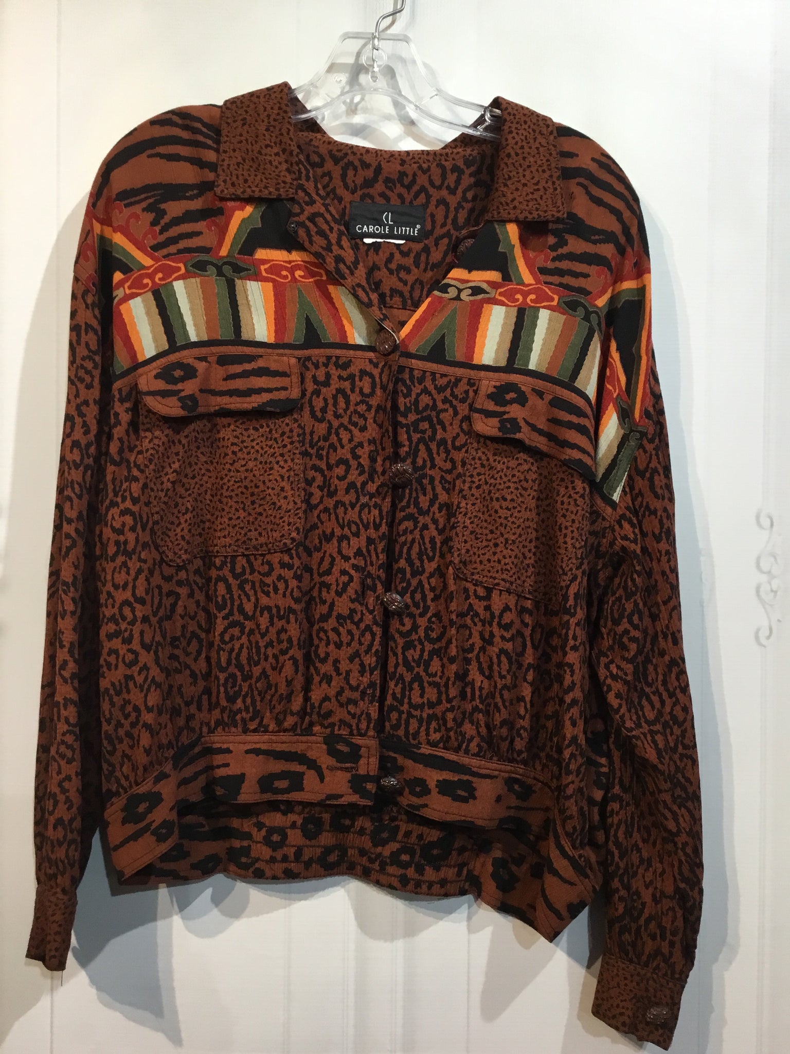Carole Little Size Large Brown Tops