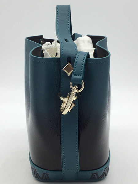 LUXURY MCM Size Small Blue Purses/Wallets