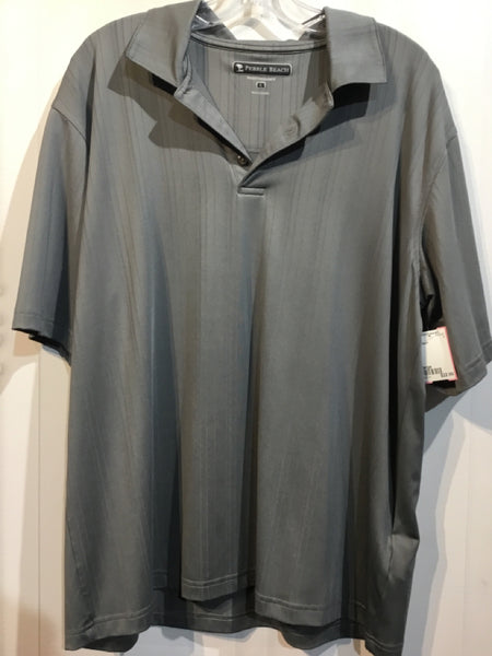 Pebble Beach Size Large Grey Men's