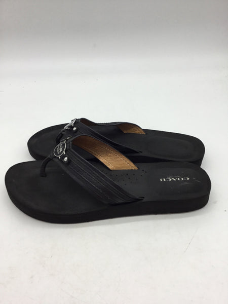 Coach Size 10 Black Shoes