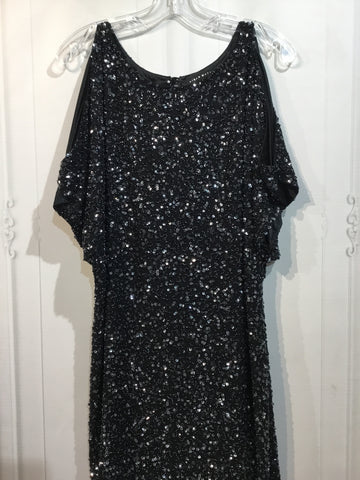 Aidan Mattox Size S/4-6 Black Dress