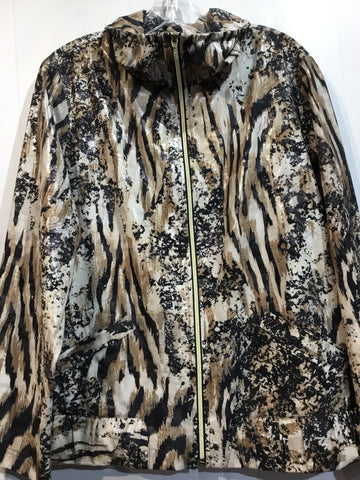 Zynergy by Chicos Size XL/16 Brown Tops