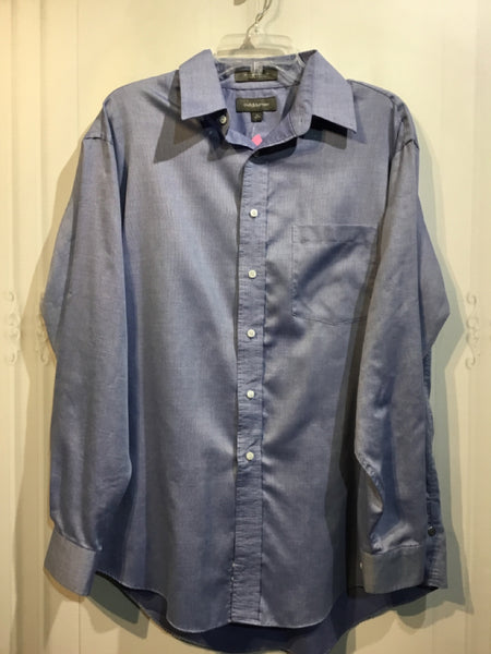 Croft & Barrow Size XL/16 Blue Men's