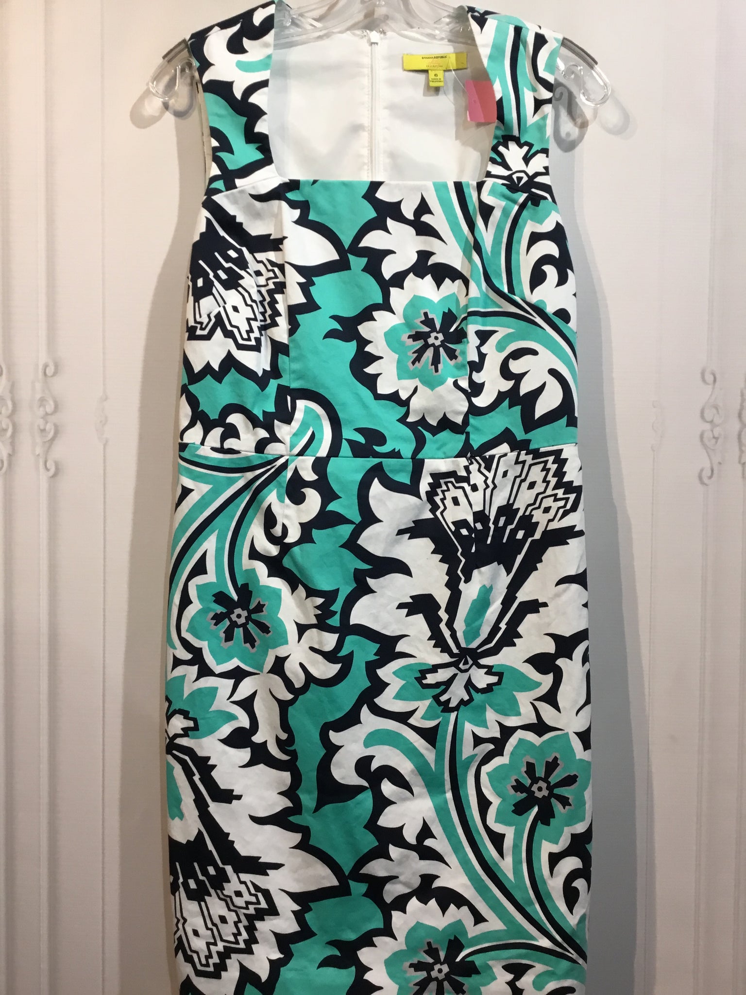 Banana Republic Size S/6 Blue DRESS/1 PIECE