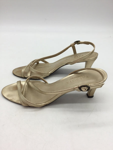 Talbots Size 7 Gold Shoes