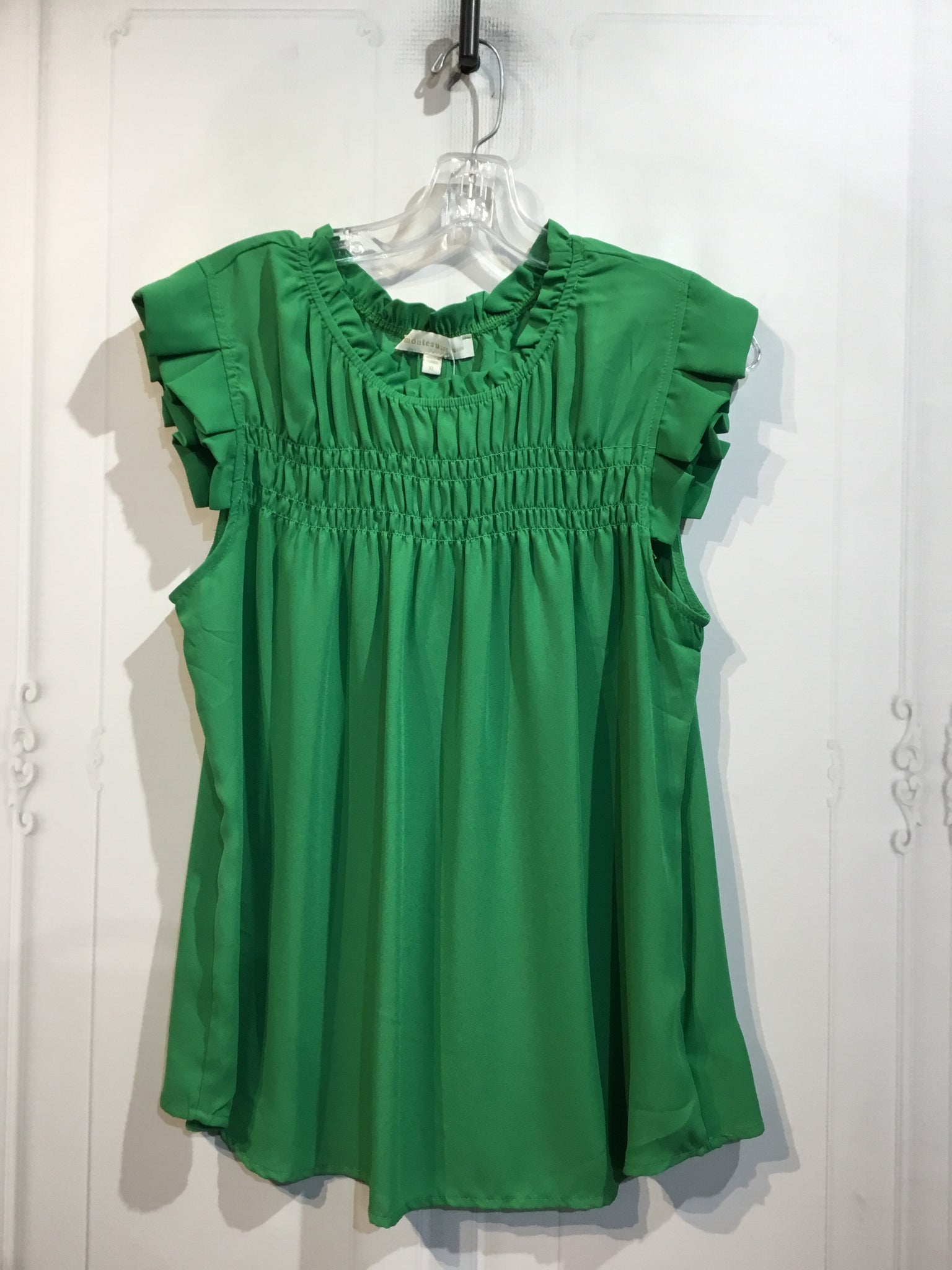 Monteau Size Extra Large Green Tops