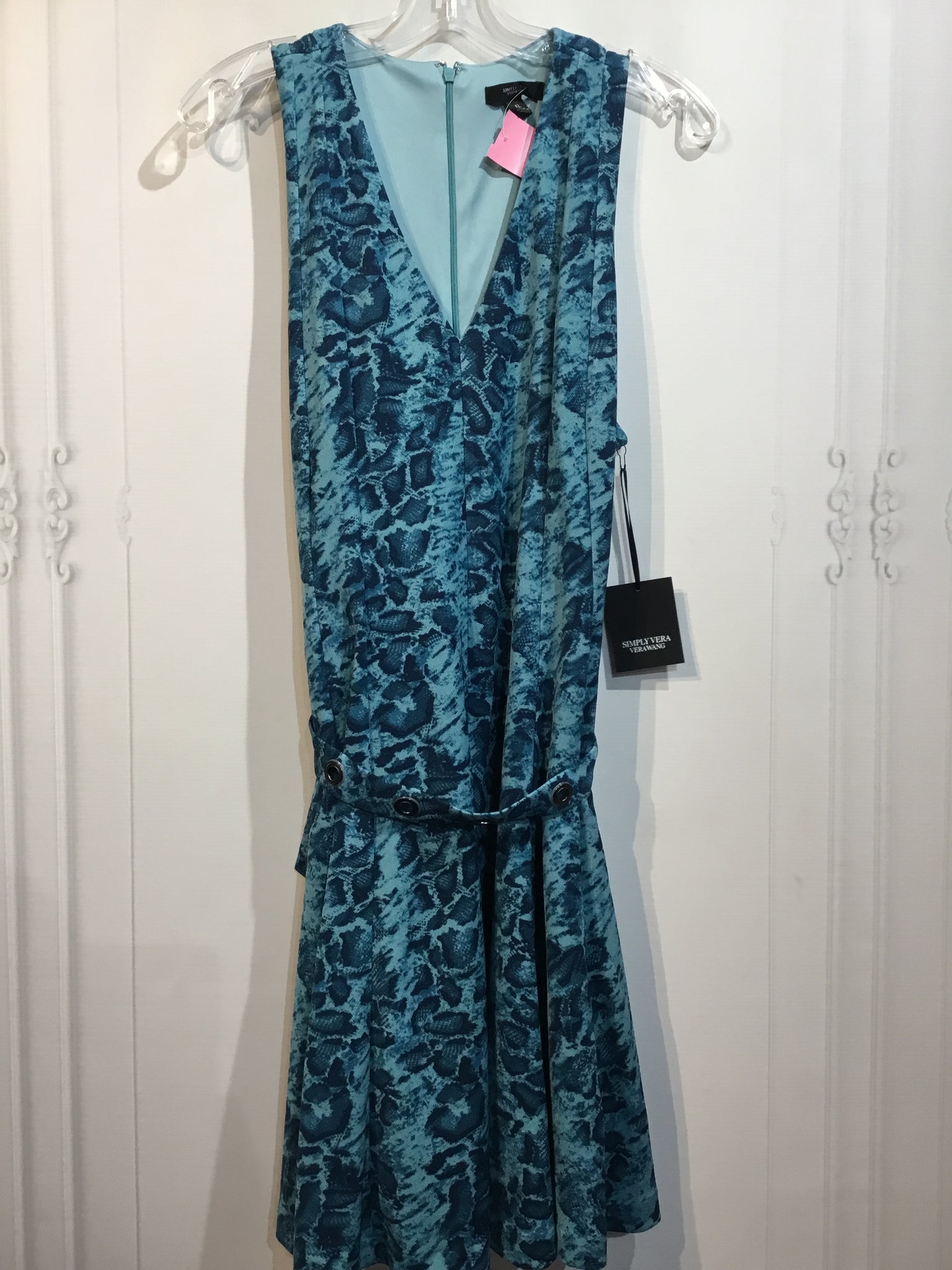 NWT Simply Vera  VERA WANG Size Extra Large Blue DRESS/1 PIECE