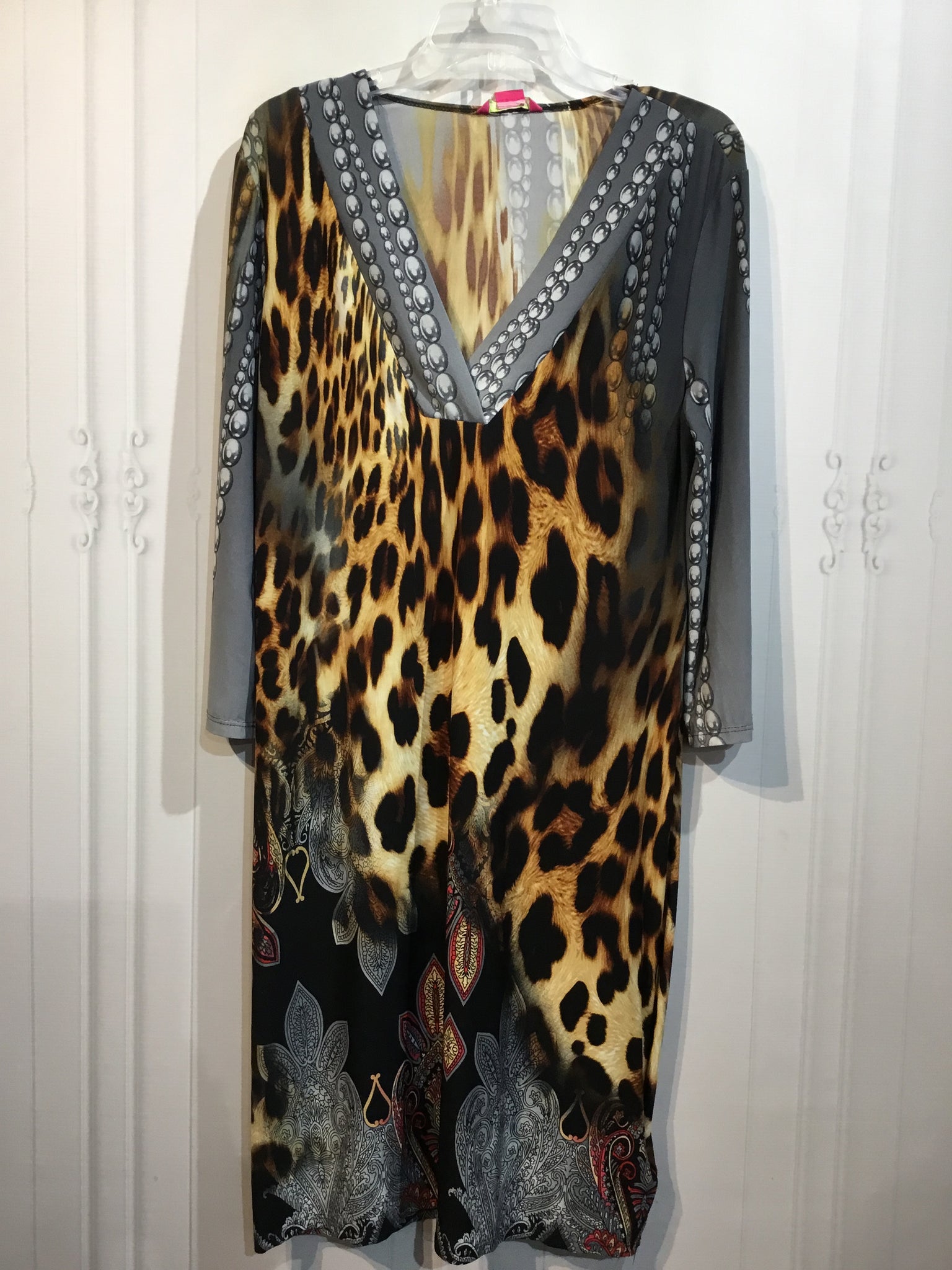Sunny Leigh Size XL Grey DRESS/1 PIECE