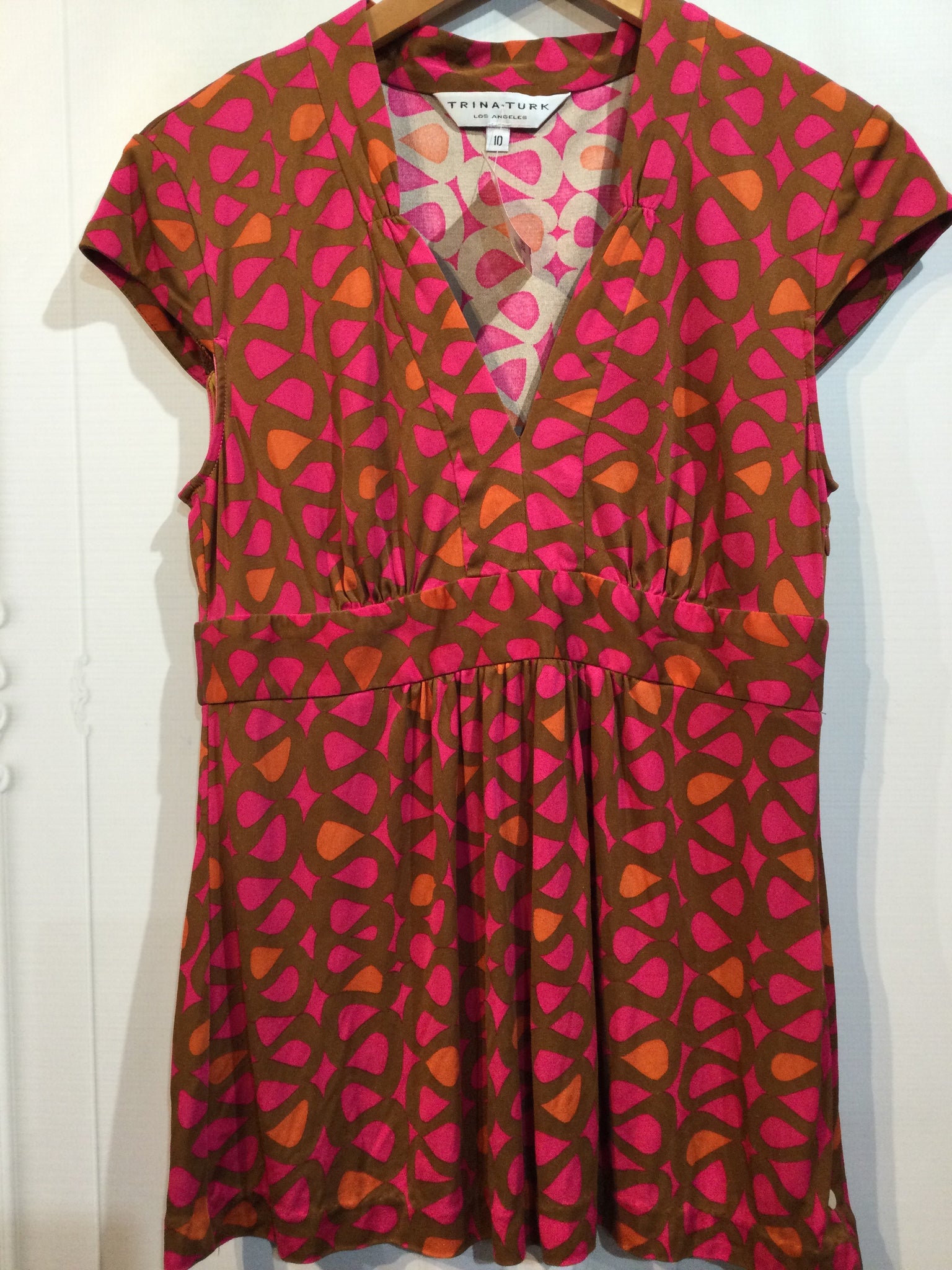 Trina Turk Size M Brown Tops