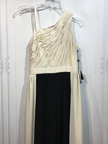 Adrianna   Papell Size XS/0-2 Black & Cream Formal