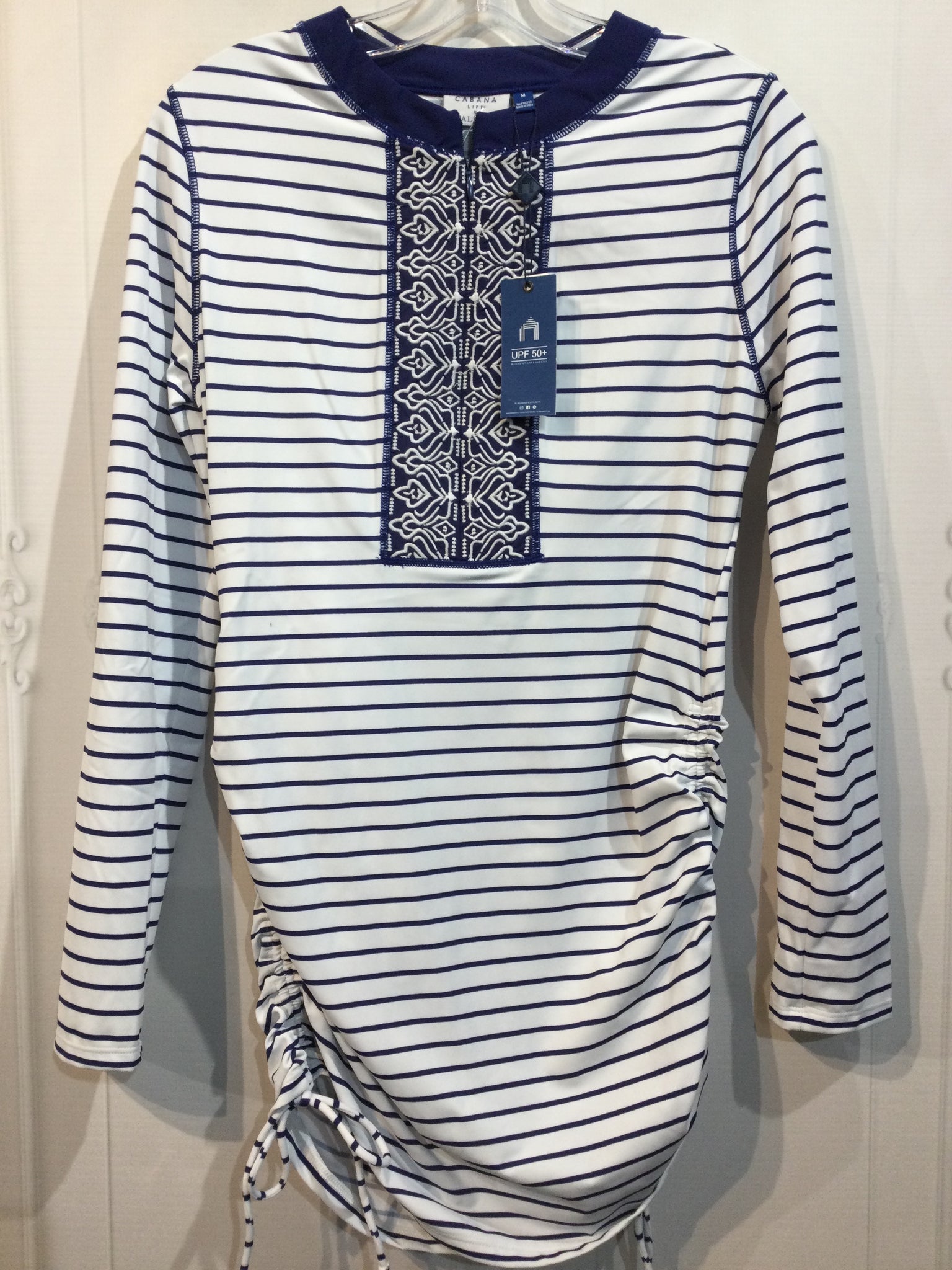 Talbots Size M White SWIMWEAR/COVER UP