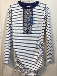 Talbots Size M White SWIMWEAR/COVER UP