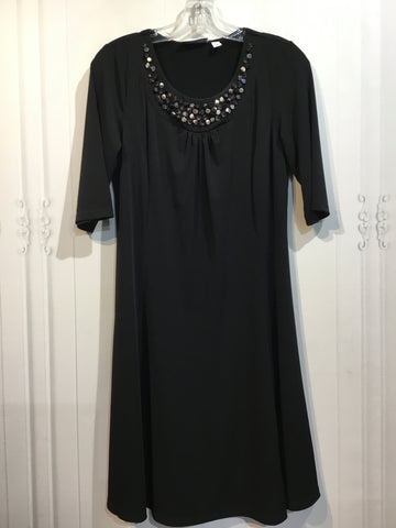 Susan Graver Size Extra Extra Small Black DRESS/1 PIECE