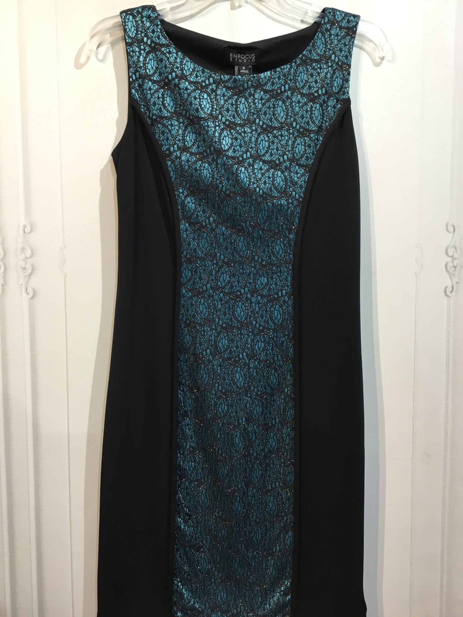 Enfocus Studio Size S/6 Black DRESS/1 PIECE
