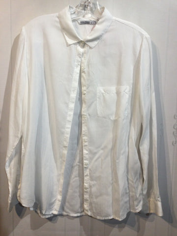 ZARA Size Extra Large White Tops
