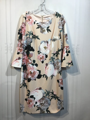 Calvin Klein Size L/14 Pink DRESS/1 PIECE