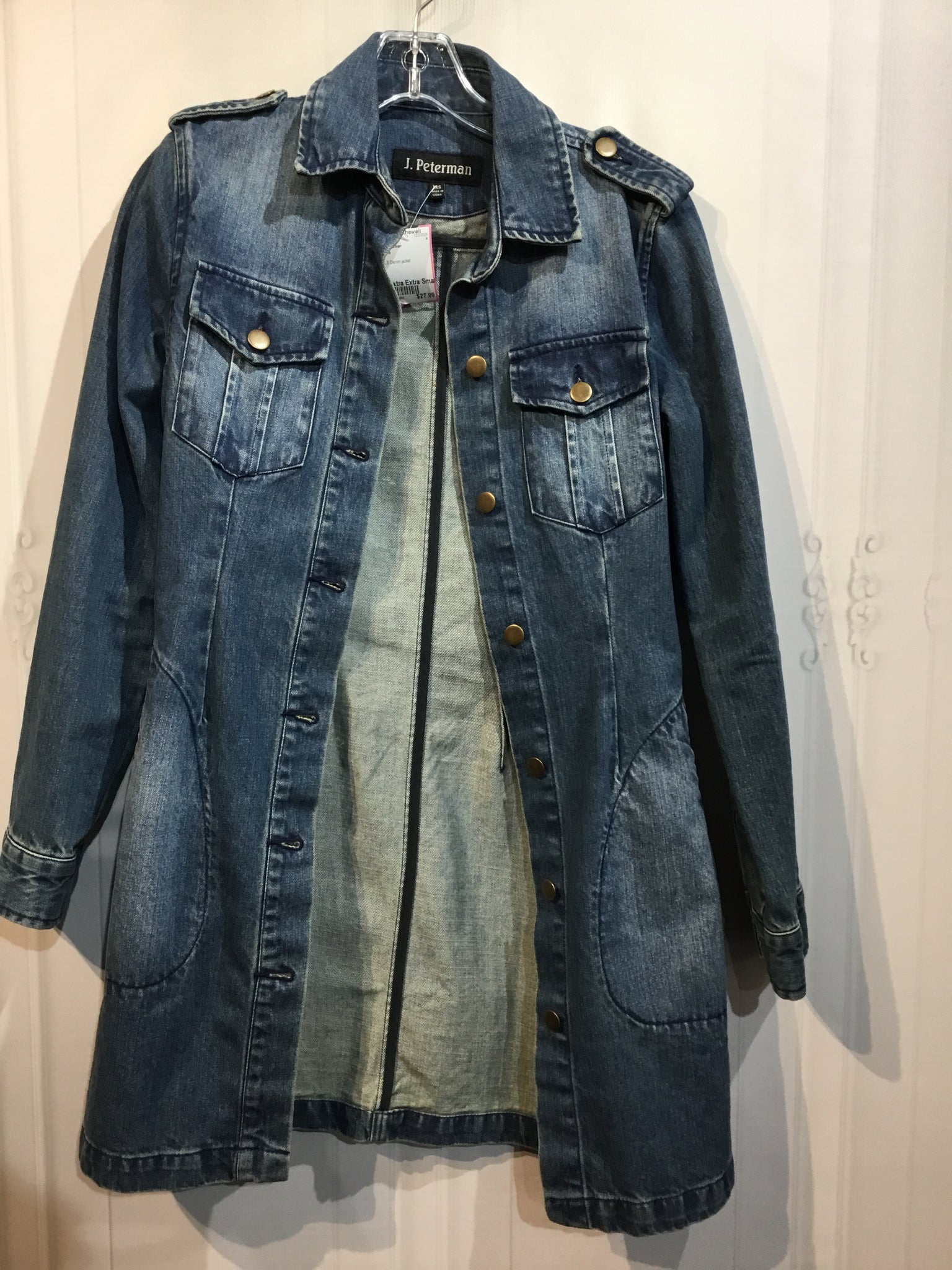 J. Peterman Size Extra Extra Small Blue Tops