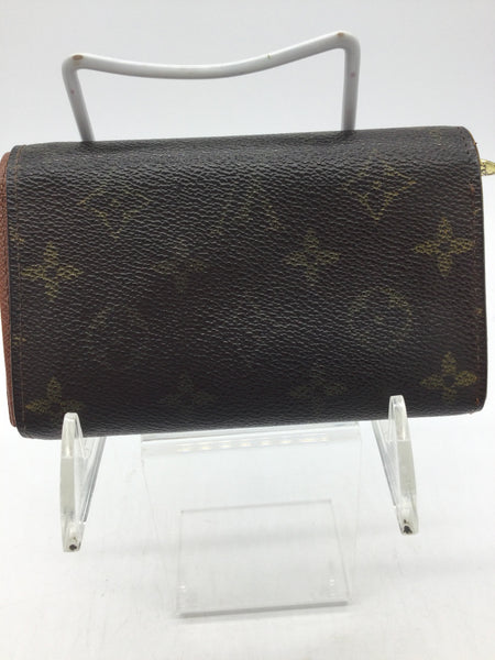 Louis Vuitton Brown Monogram Porte Monnaie Billets Tresor Wallet