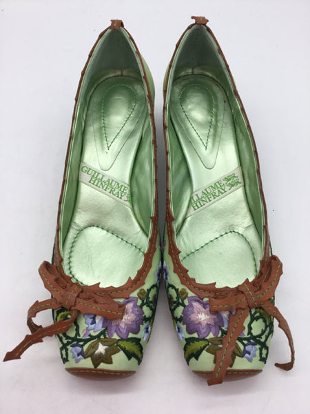 Guillaume Hinfray Size 7 Green Shoes