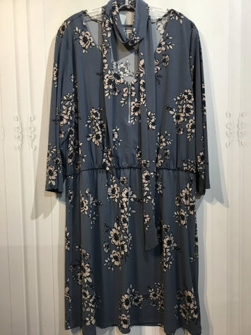Maurices Size 2X Blue DRESS/1 PIECE