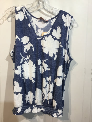 SJS Size Large Blue Tops