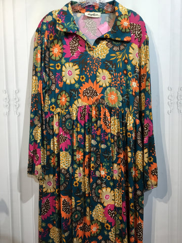 Haptics Size Large Blue DRESS/1 PIECE