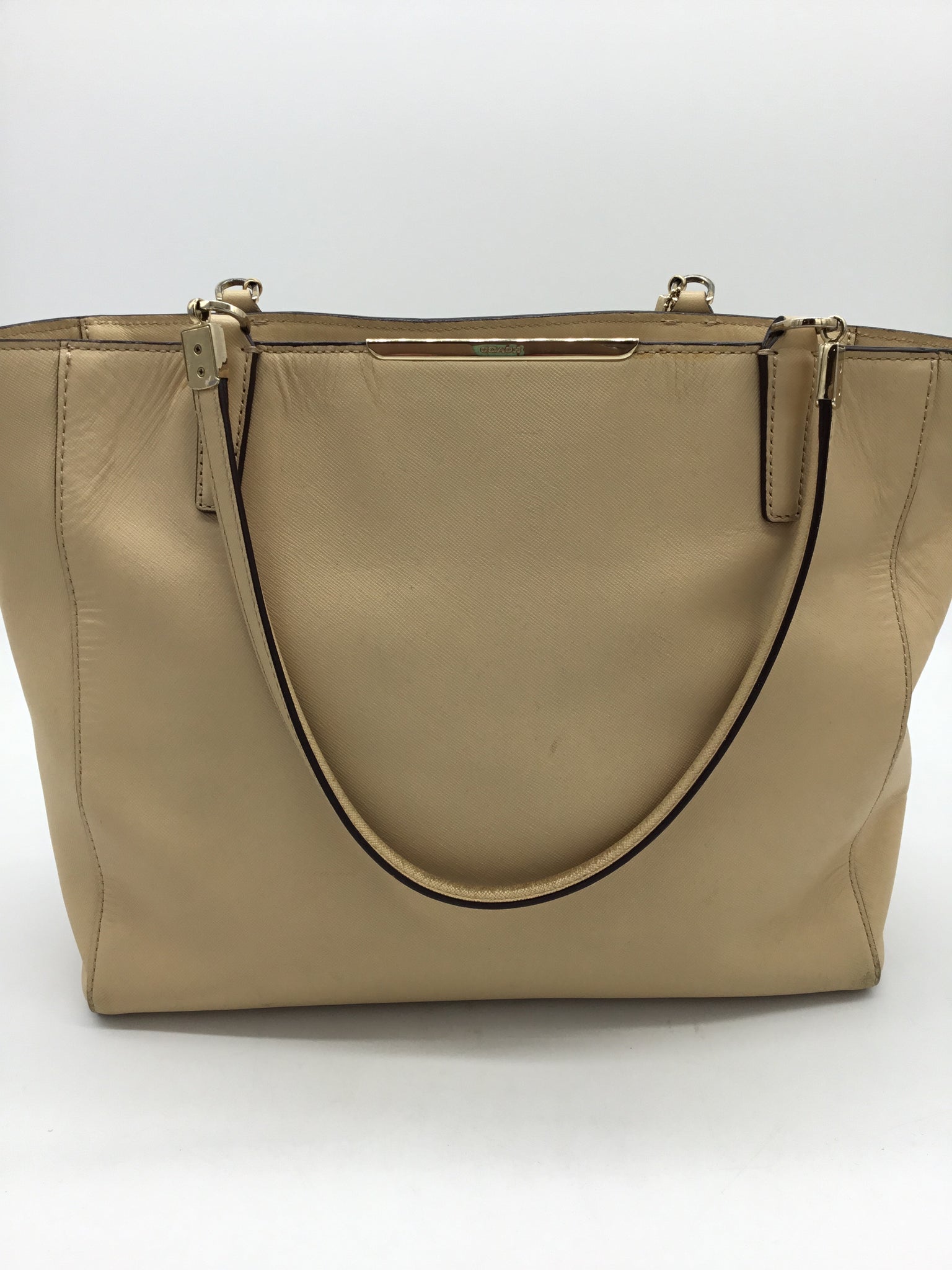 Coach Size Large Beige Purses/Wallets