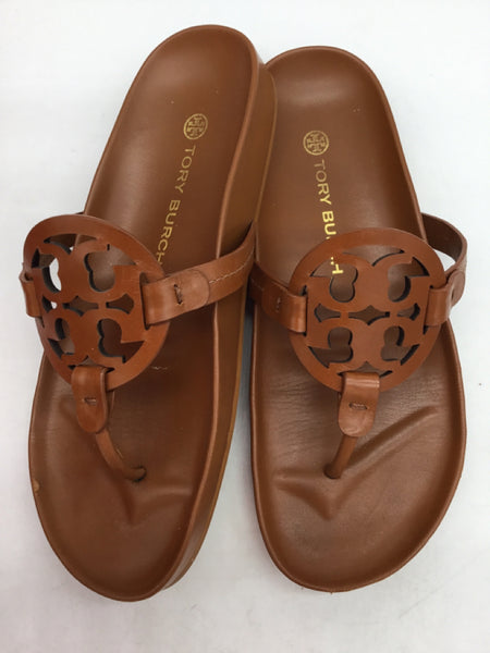 LUXURY Tory Burch Size 8.5 Brown Shoes