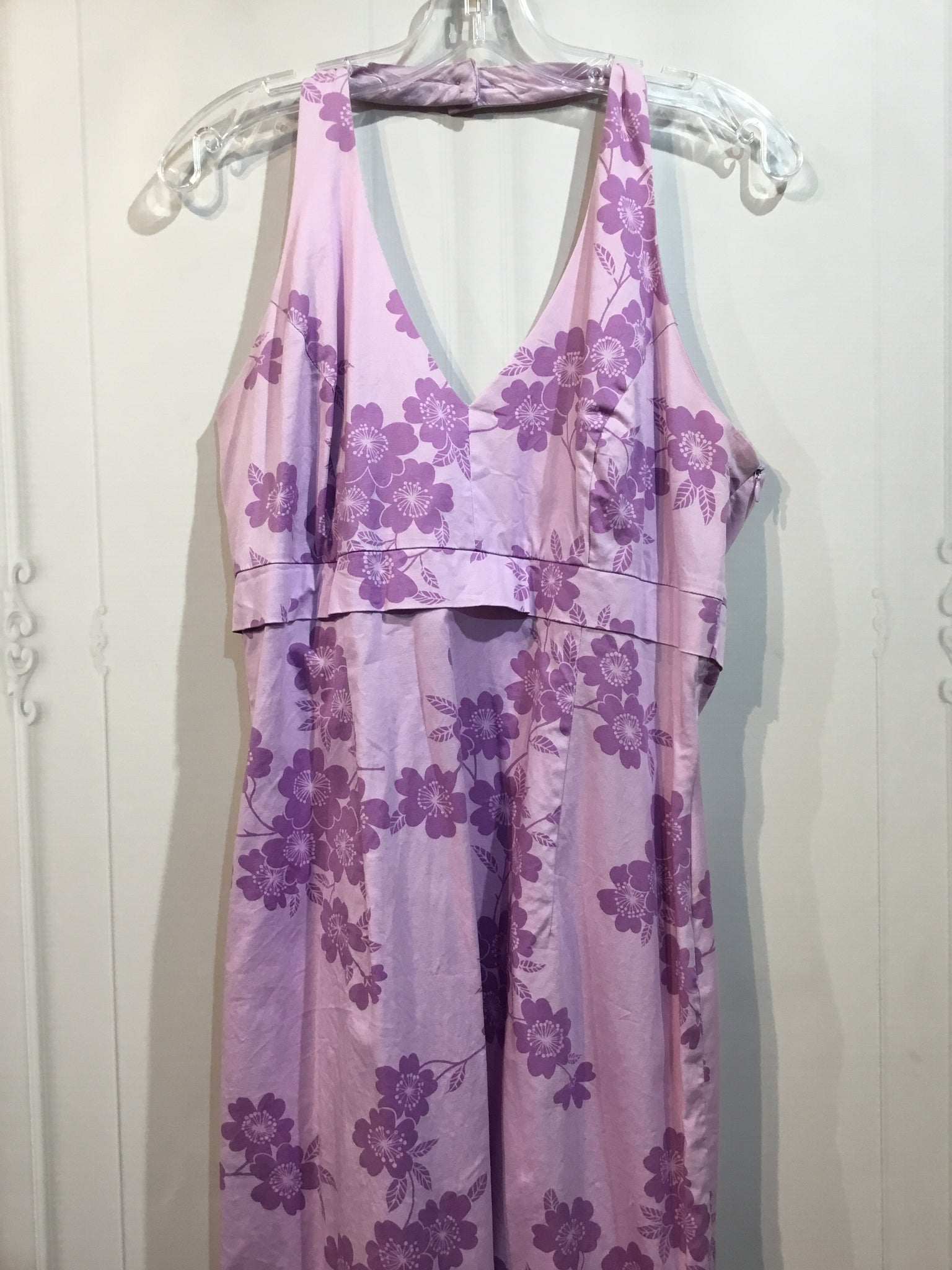 Donna Ricco Size M/8-10 Lavender & Purple Dress