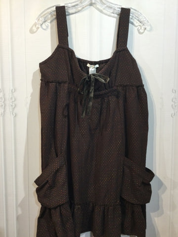 Esley Size L/12-14 Brown & Multi Dress