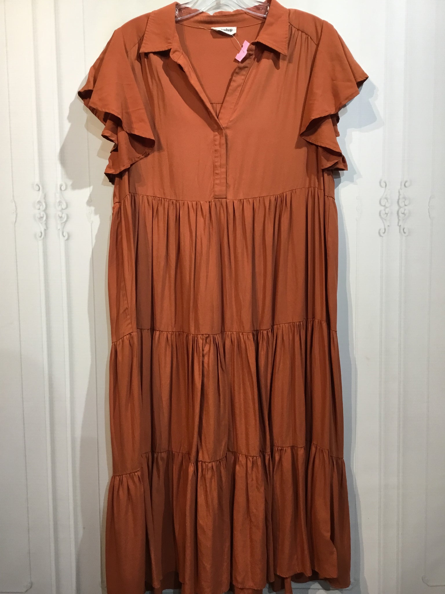 Mittoshop Size Large Orange DRESS/1 PIECE