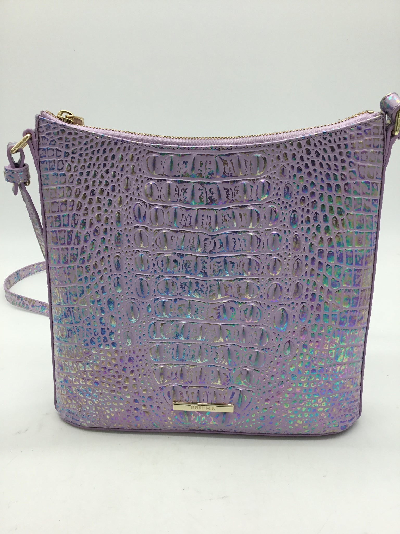 LUXURY Brahmin Size Medium Purple Purses/Wallets
