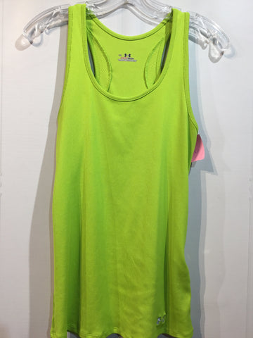 Under Armour Size L/12-14 Lime Green Athletic Wear