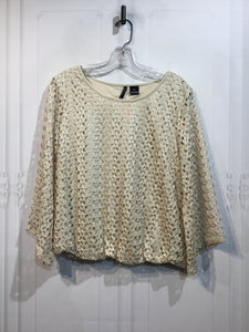 New Directions Size LP Beige Tops