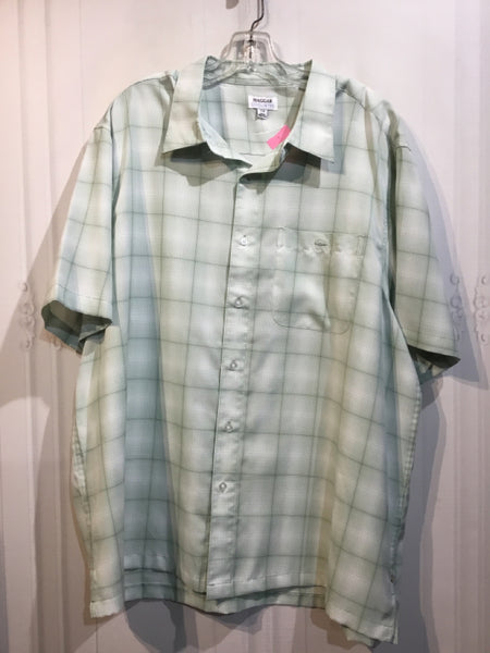 Haggar Size 2X Green Men's