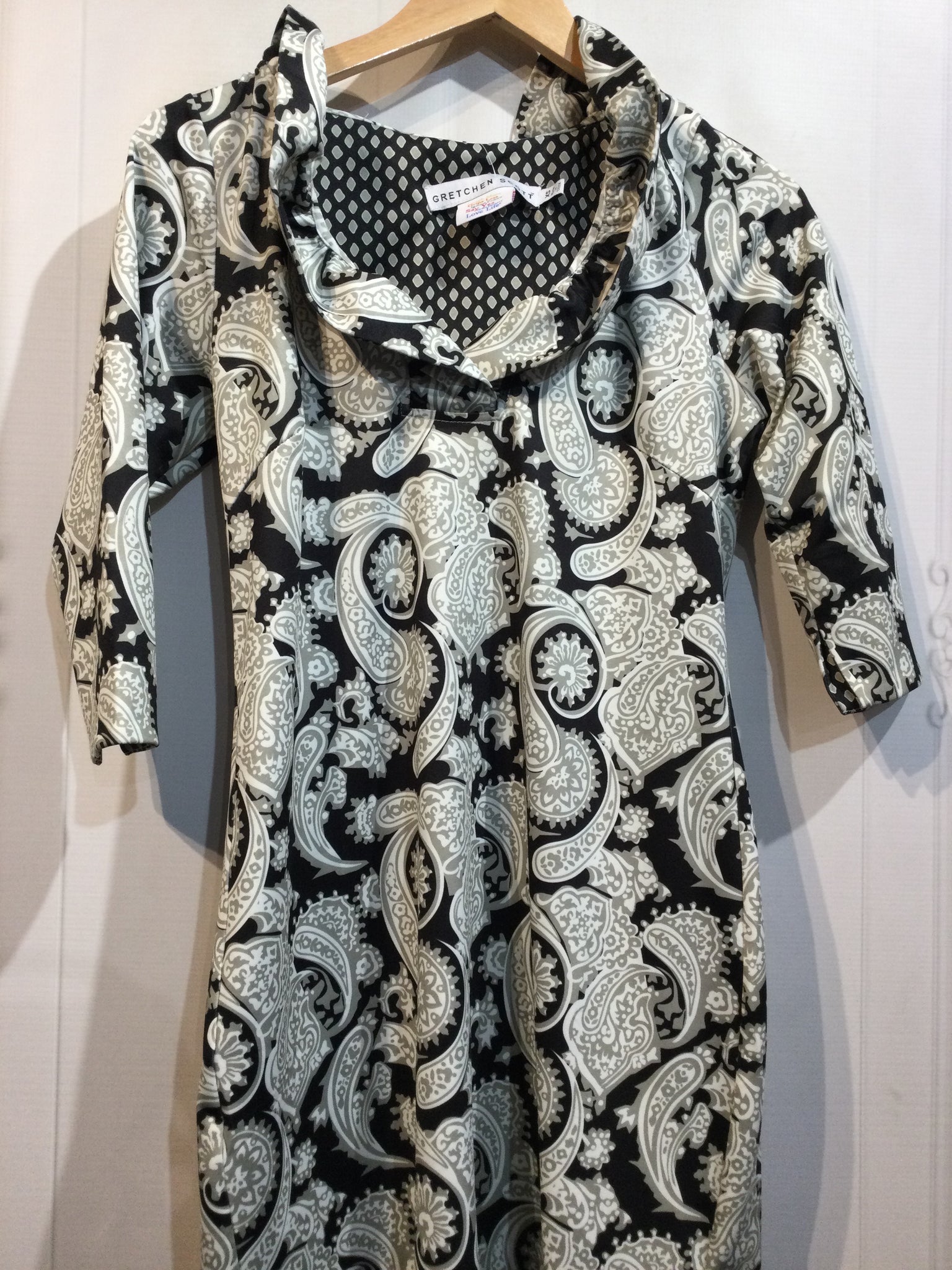 LUXURY Gretchen Scott Size Extra Small Black DRESS/1 PIECE