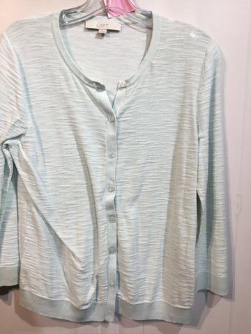 LOFT Size L Blue Tops