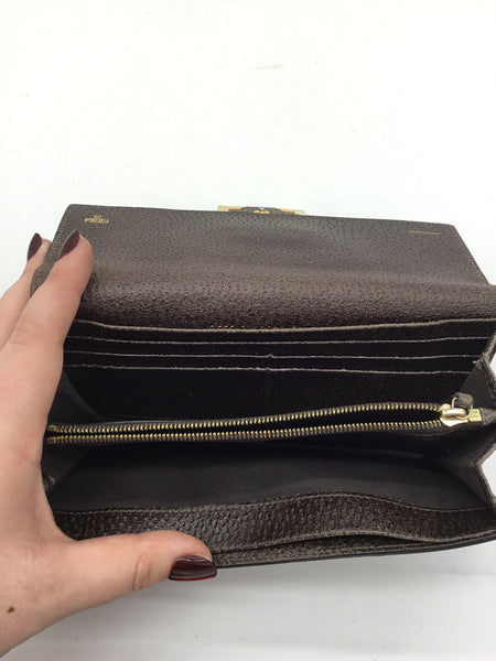 LUXURY -  FENDI Size Small Brown Purses/Wallets