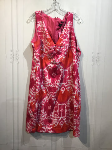 Jones New York Size 2X/22W Red DRESS/1 PIECE