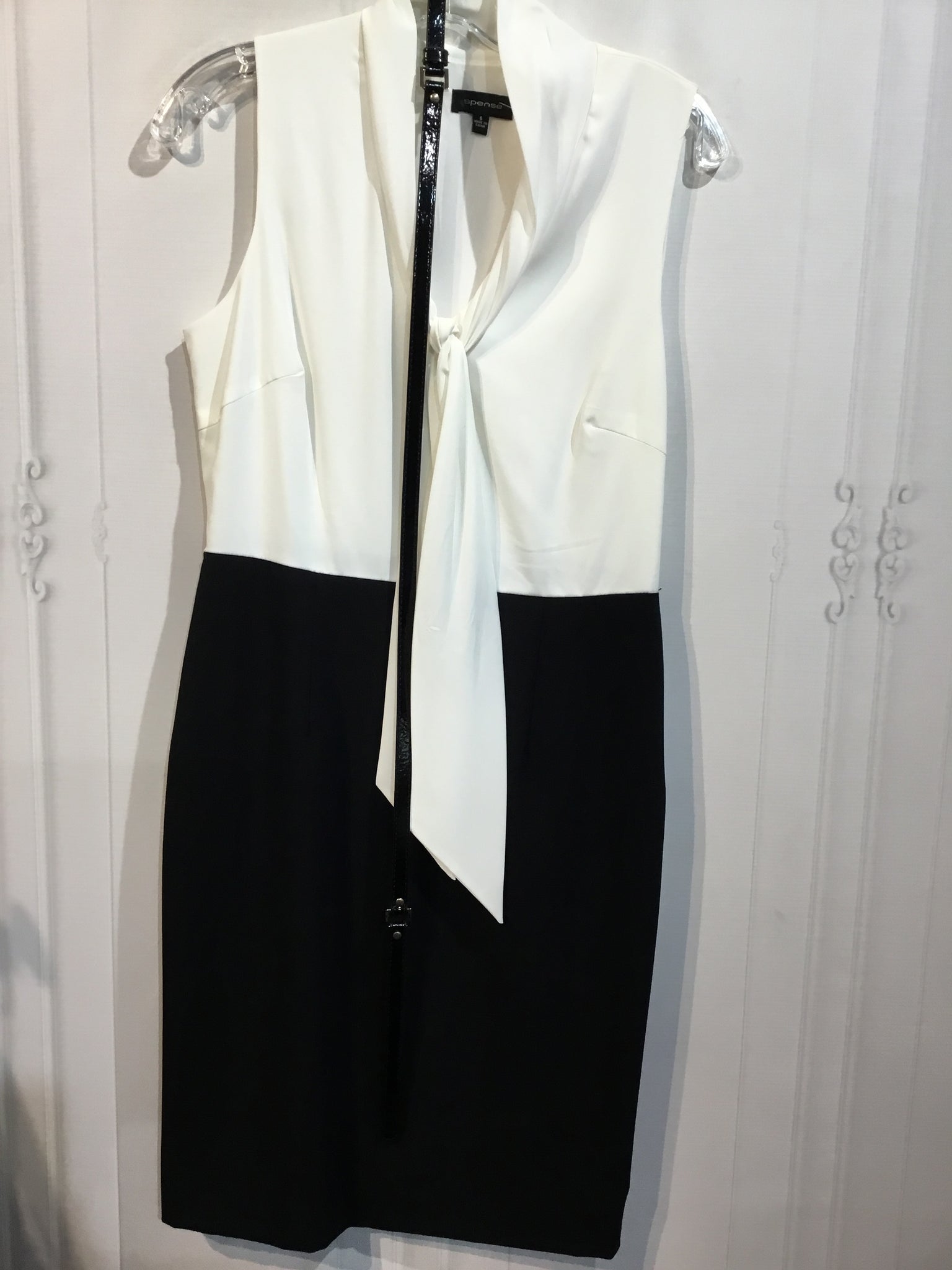 Spense Size S/6 Black DRESS/1 PIECE