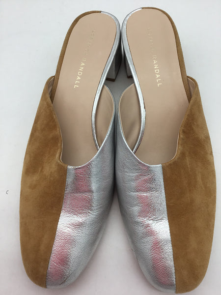 LUXURY Loeffler Randall Size 10 Silver Shoes