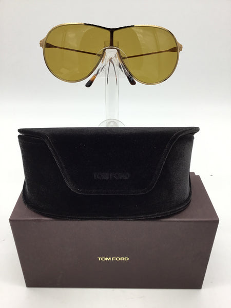 LUXURY NWT Tom Ford Size Extra Large Gold Sunglasses
