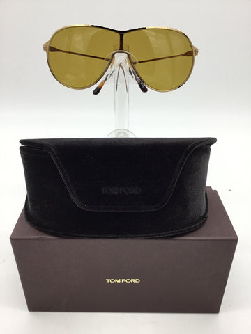 LUXURY NWT Tom Ford Size Extra Large Gold Sunglasses