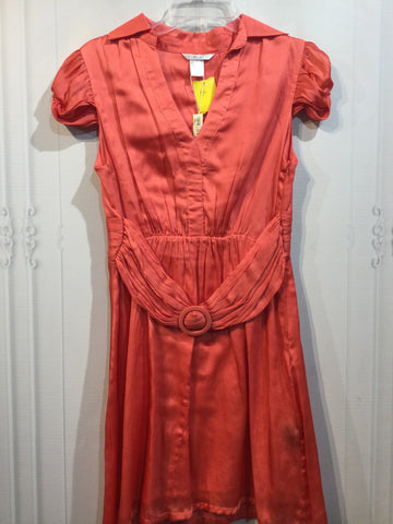 Esley Size L/12-14 Orange Dress