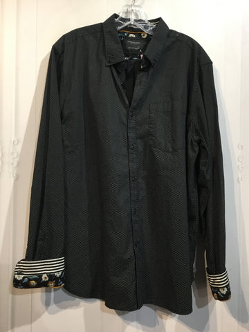 Denim & Flower Size Extra Large Black Men's