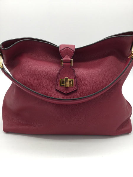 LUXURY FENDI Size Extra Large Red Purses/Wallets
