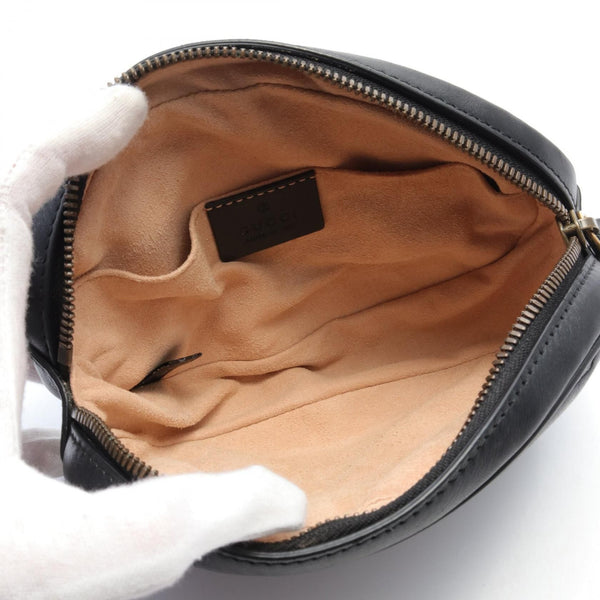 GUCCI Black Gucci GG Marmont Belt Bag