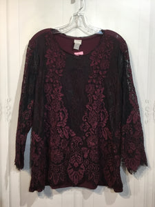 CHICO'S Size L/12 Purple Tops